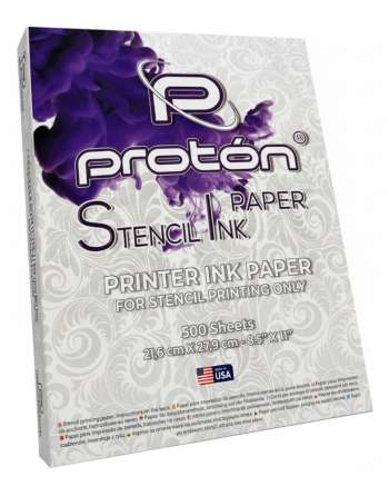 Proton Stencil Ink Paper